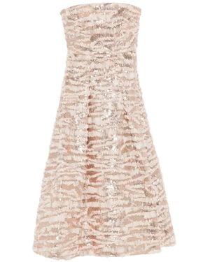 Elie Saab Sequin-Embellished Maxi Dress - Natural