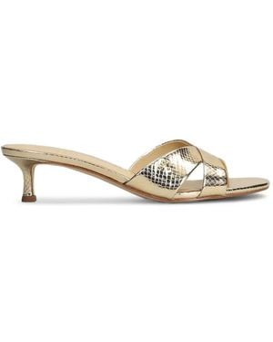 Michael Kors Criss-Cross Sandals - Metallic