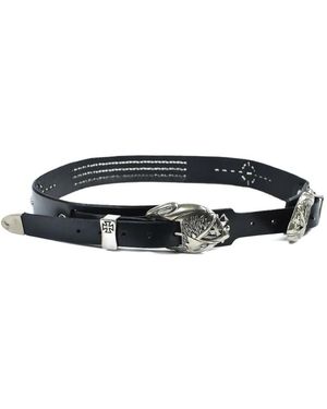 Enfants Riches Deprimes Studded Belt - White
