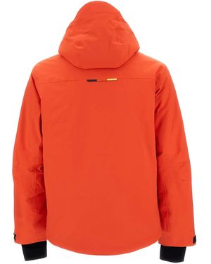 K-Way Lesarcs 2L Twill Hooded Jacket - Orange