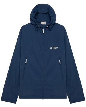 Autry Veste Matelassée À Logo - Blue