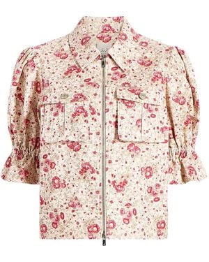 Cinq À Sept Chaqueta Holly con motivo floral - Rosa