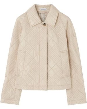 Burberry Quilted Nylon Tiffield Jacket - White