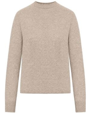 Max Mara Melange-Effect Cashmere Jumper - White