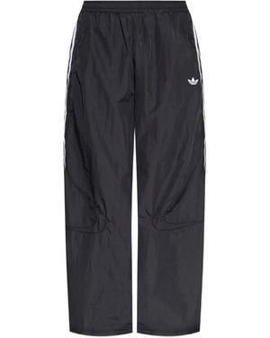 adidas ロゴ パンツ - ブルー