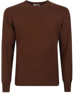 Altea Crew-Neck Cashmere Sweater - Brown