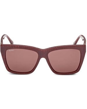 Max Mara Eyewear Lunettes De Soleil À Monture Carrée - Pink
