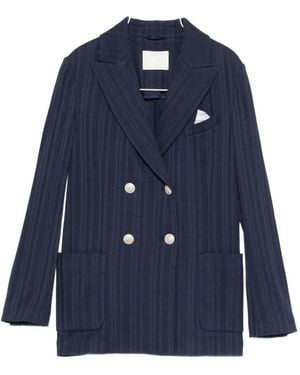 Circolo 1901 Double-Breasted Blazer - Blue