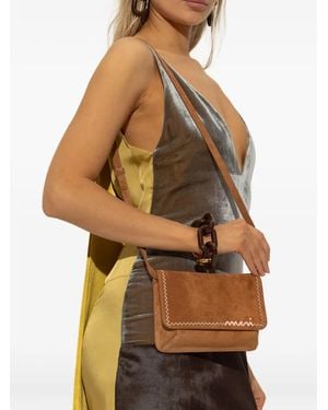 Marni Suede Cross Bag - Brown