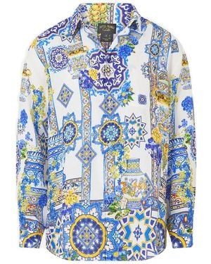 CAMILLA Long-Sleeves Shirt - Blue