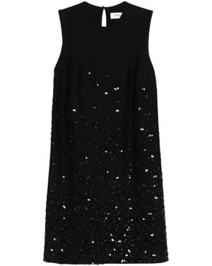 Ottod'Ame Kleid Mit Pailletten - Schwarz