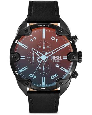 DIESEL Spiked 49mm 腕時計 - ブラック