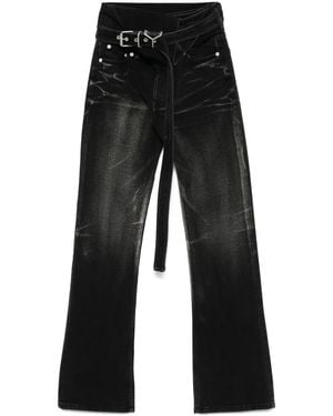 Y. Project Jeans Con Cintura - Nero