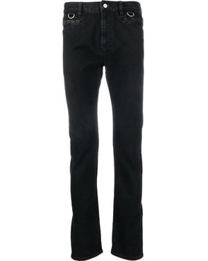 Undercoverism Zip-Pocket Straight-Leg Jeans - Black