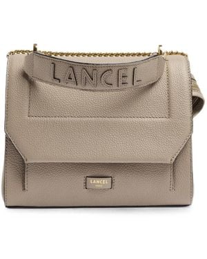 Lancel Ninon Leather Shoulder Bag - Gray