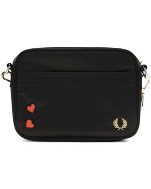 Fred Perry Bolso De Hombro Amy Mini De X Amy Winehouse Foundation - Negro