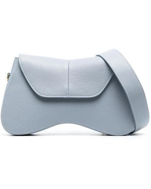 Elleme Space Leather Shoulder Bag - Blue