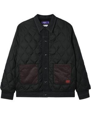 AFTERMATHS Quilted Padded Jacket - Black