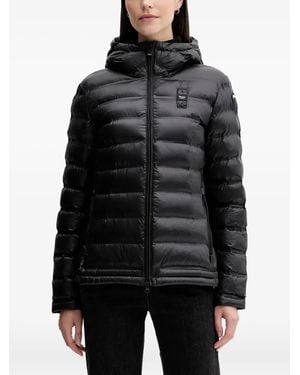 Blauer Ellis フーデッド パデッドジャケット - ブラック