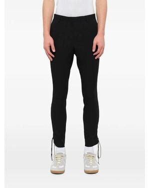 Lanvin Belt-Loops Cropped Trousers - Black