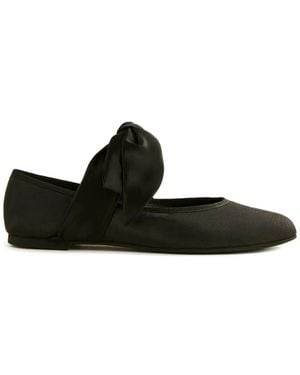 Reformation Talia Ballet Flats - Black
