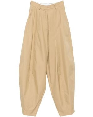 Viktor & Rolf Pantaloni Plissettati A Palloncino - Neutro