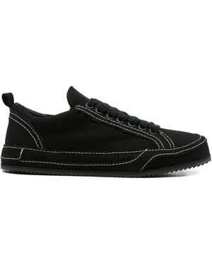 Represent Alpha Wrap Canvas Trainers - Black