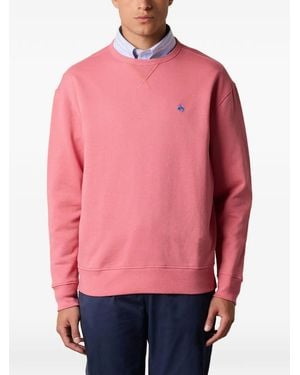 Brooks Brothers Logo-Embroidered Sweatshirt - Pink