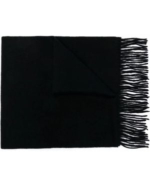 Carhartt Clan Logo-Patch Fringed Scarf - Black