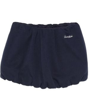 DUNST Minifalda Fruncida Con Dobladillo - Azul