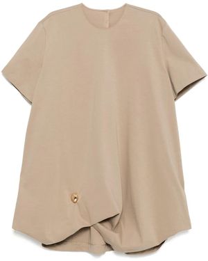 JNBY Drawstring-Hem Dress - Natural