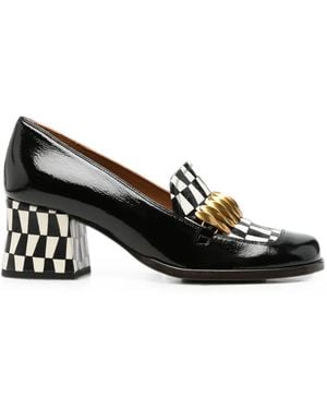 Chie Mihara Tibro Verfraaide Loafers - Zwart