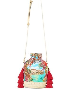 CAMILLA Sac Seau À Détails De Franges - White