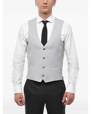 Corneliani Cerimonia Academy Waistcoat - White