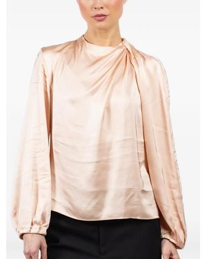 A.L.C. Gathered Blouse - Natural