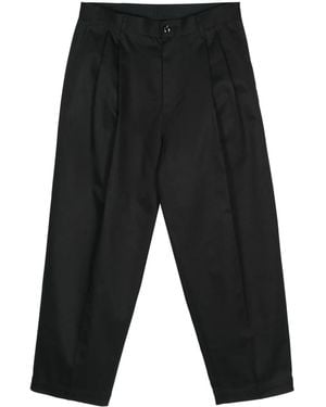 Neighborhood Tuck Tapered Pants - Black