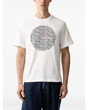 Michael Kors Logo-Print T-Shirt - White
