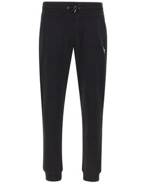 Colmar Logo-Patch Drawstring Track Pants - Black