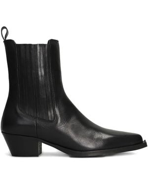 Bibi Lou Denef Pull-Tab Boots - Black
