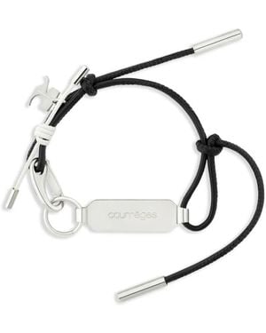 Courreges ロープ ブレスレット - ホワイト