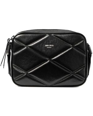 Jimmy Choo Quilted Leather Shoulder Bag - Black