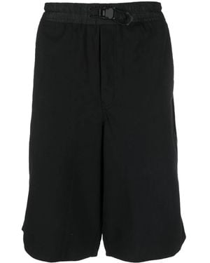 Y-3 Nylon Cotton Shorts - Black