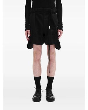 Ann Demeulemeester Tino Cargo Shorts - Black