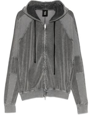 Thom Krom Frottee-Hoodie - Grau