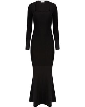 Nina Ricci Wool-Blend Mermaid Dress - Black