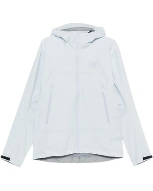 Arc'teryx Logo-embroidered hooded jacket - Weiß