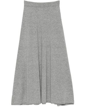 Fabiana Filippi A-Line Midi Skirt - Grey