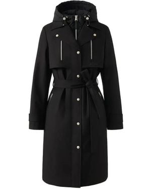 Mackage Siobhan Trenchcoat Met Capuchon - Zwart
