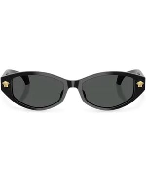 Versace Medusa-Head Sunglasses - Black