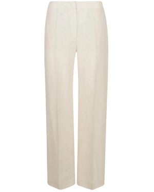 Eleventy Straight-Leg Pants - White